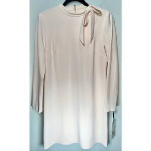 Calvin Klein pink long sleeve dress size 10